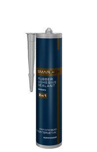 Клей-герметик каучуковий коричневий 2 в1 (280мл) Smartech PLX-RS-0659 фото