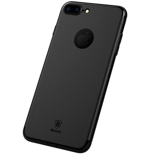 Чохол Baseus для iPhone 8 Plus/7 Plus Simple Solid Black (ARAPIPH7P-MS01) lp-LP16426 фото