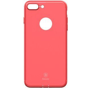 Чохол Baseus для iPhone 8 Plus/7 Plus Simple Solid Red (ARAPIPH7P-MS09) lp-LP16427 фото