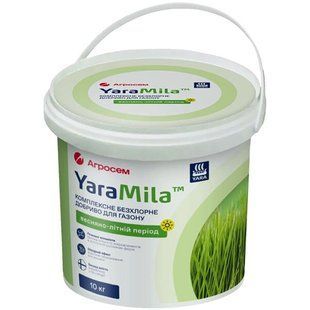Yara Mila комплексне безхлорне добриво для газону Весна/Літо 10 кг 2703 фото