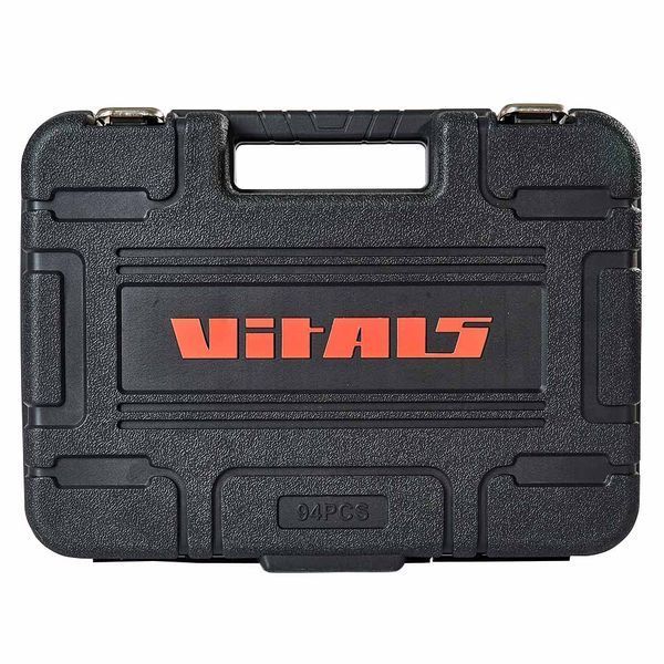 Набір головок торцевих 1/4&Prime; та 1/2&Prime; 94 предмети Vitals Master amt-186168 фото