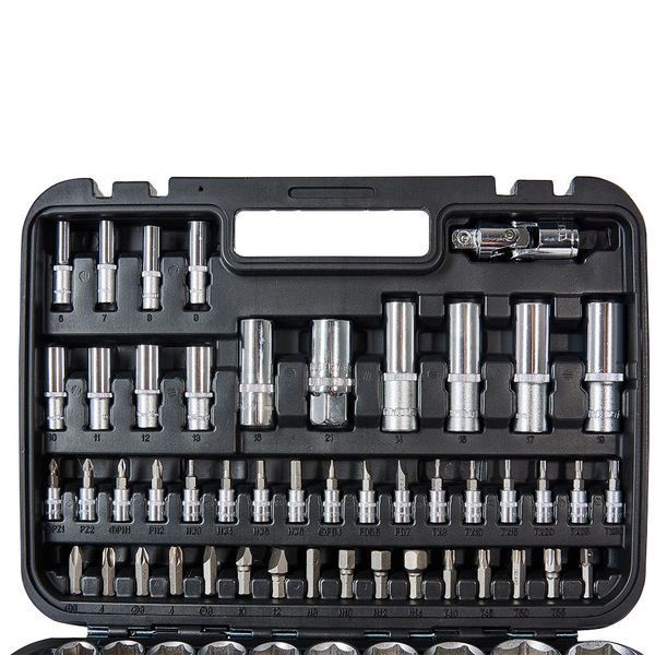 Набір головок торцевих 1/4&Prime; та 1/2&Prime; 94 предмети Vitals Master amt-186168 фото