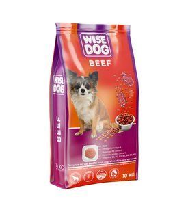 Ціна місяця Wise Dog Сухий корм для собак 10 кг. Яловичина km-47632 фото