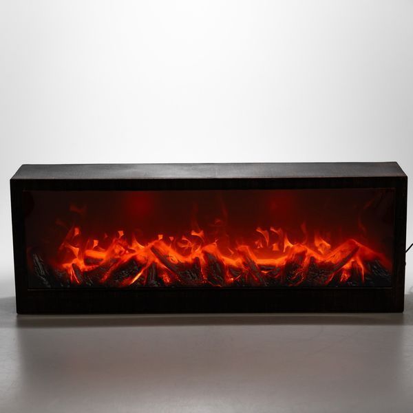 Камин декоративный с LED-подсветкой 60*10*20 см, бронзовый lg-SP-26BR фото