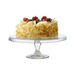 Тортівниця на ніжці Pasabahce Patisserie (вниз) d-32 см vt-95117^(вниз) фото