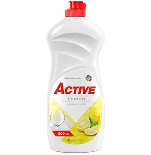 500 мл. Гель для миття посуду Active лимон hx-47148 фото
