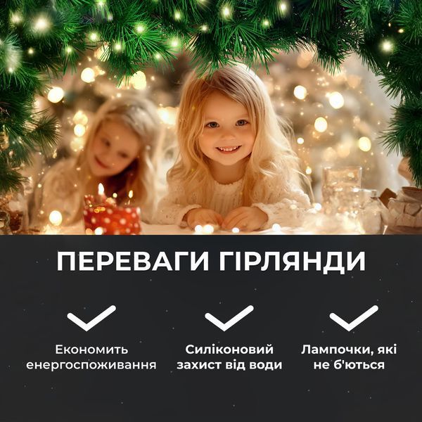 Гірлянда роса на пульті 100 метрів на 1000 led світлодіодів крапля на білому дроті біла lg-1000L100MWW фото