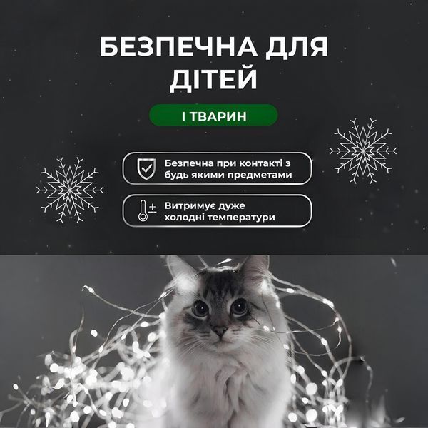 Гірлянда роса на пульті 100 метрів на 1000 led світлодіодів крапля на білому дроті біла lg-1000L100MWW фото