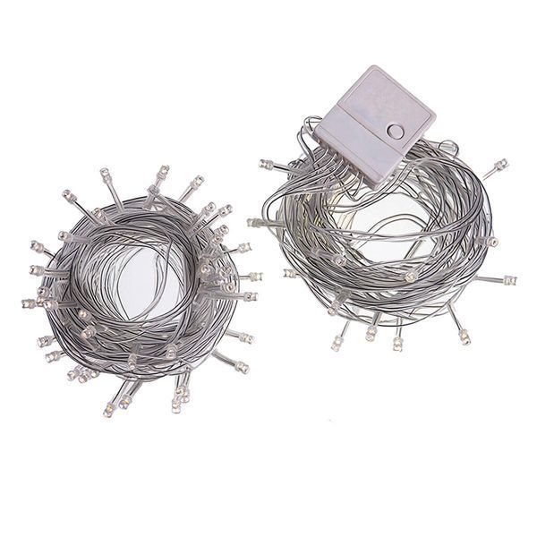 Новогодняя гирлянда штора 2х2 м 80 LED комнатная белый провод Жёлтый lg-ZWM2280LEDY фото