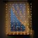 Новогодняя гирлянда штора 2х2 м 80 LED комнатная белый провод Жёлтый lg-ZWM2280LEDY фото 3