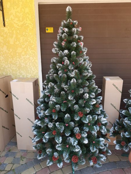 Ялинка Кармен з шишками і калиною 2.20 м xt-1485033806 фото