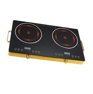 Керамическая электрическая плита Silver Crest, 2 конфорки, 3500W, сенсорное управление 0342 фото